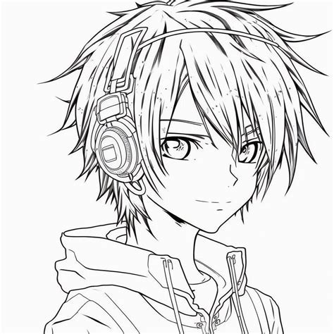 cool anime coloring pages|cool anime coloring pages boy.